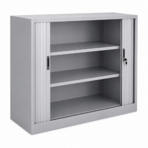 Armoire basse - Portes rideaux monobloc