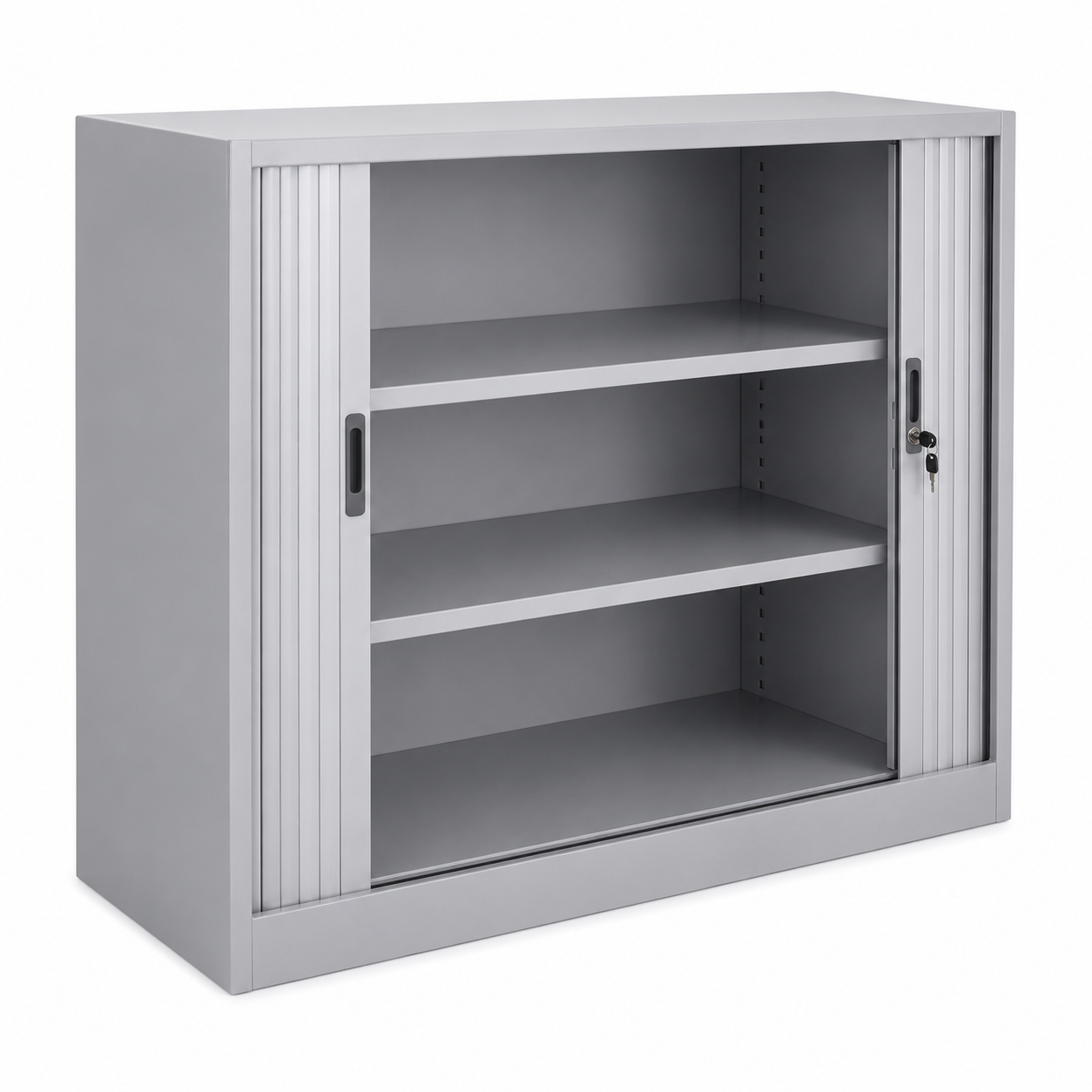 Armoire basse - Portes rideaux monobloc